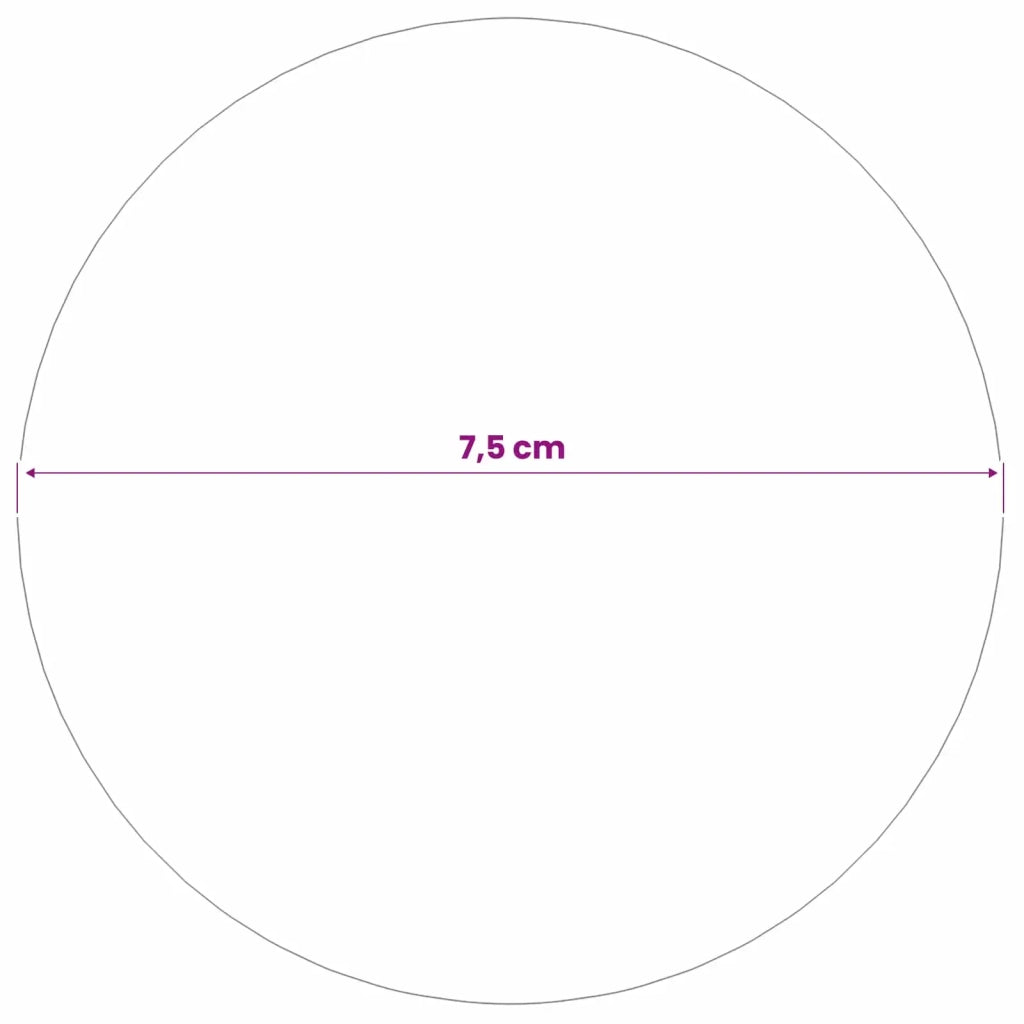Palla Spazzolata 6 pcs Ø 7,5 cm Acciaio Inossidabile 201 42008413