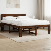 Letto matrimoniale con testiera ROSTOCK Marrone Scuro 3405461