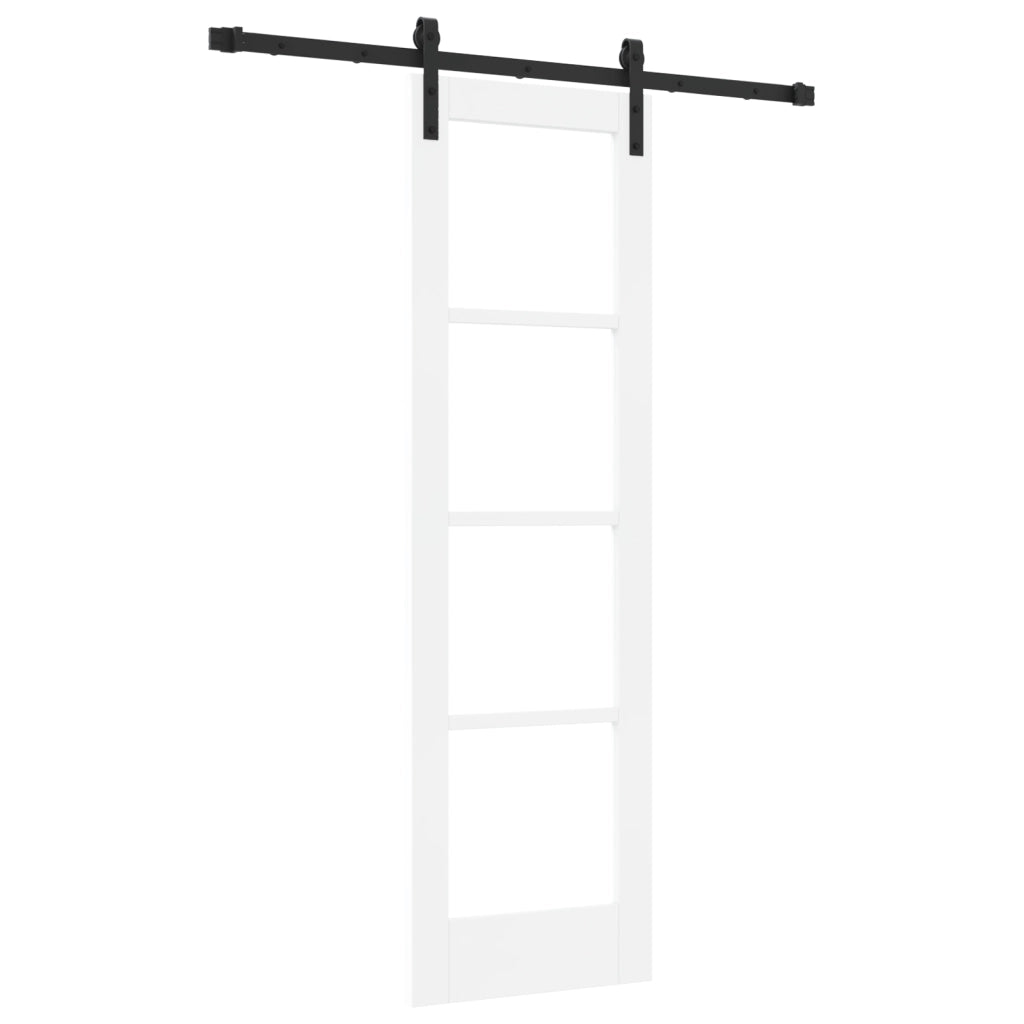 Porta Scorrevole  con Set di Ferramenta 'ORKDAL'Bianca 61x198.5 cm
