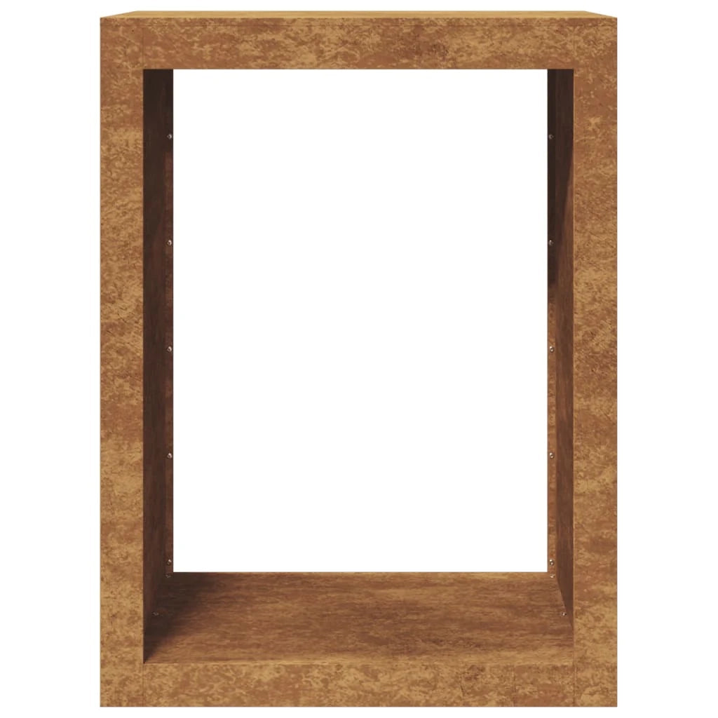 Portalegna 60 x 40 x 80 cm Acciaio Corten Marrone 02_0043736