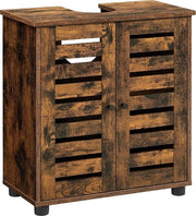Arredamento Bagno - Cassetto Sottocassetta - Cassetta Sotto - Scavino - Industriale - Legno Lavorato - Moka - 60 x 30 x 60 cm