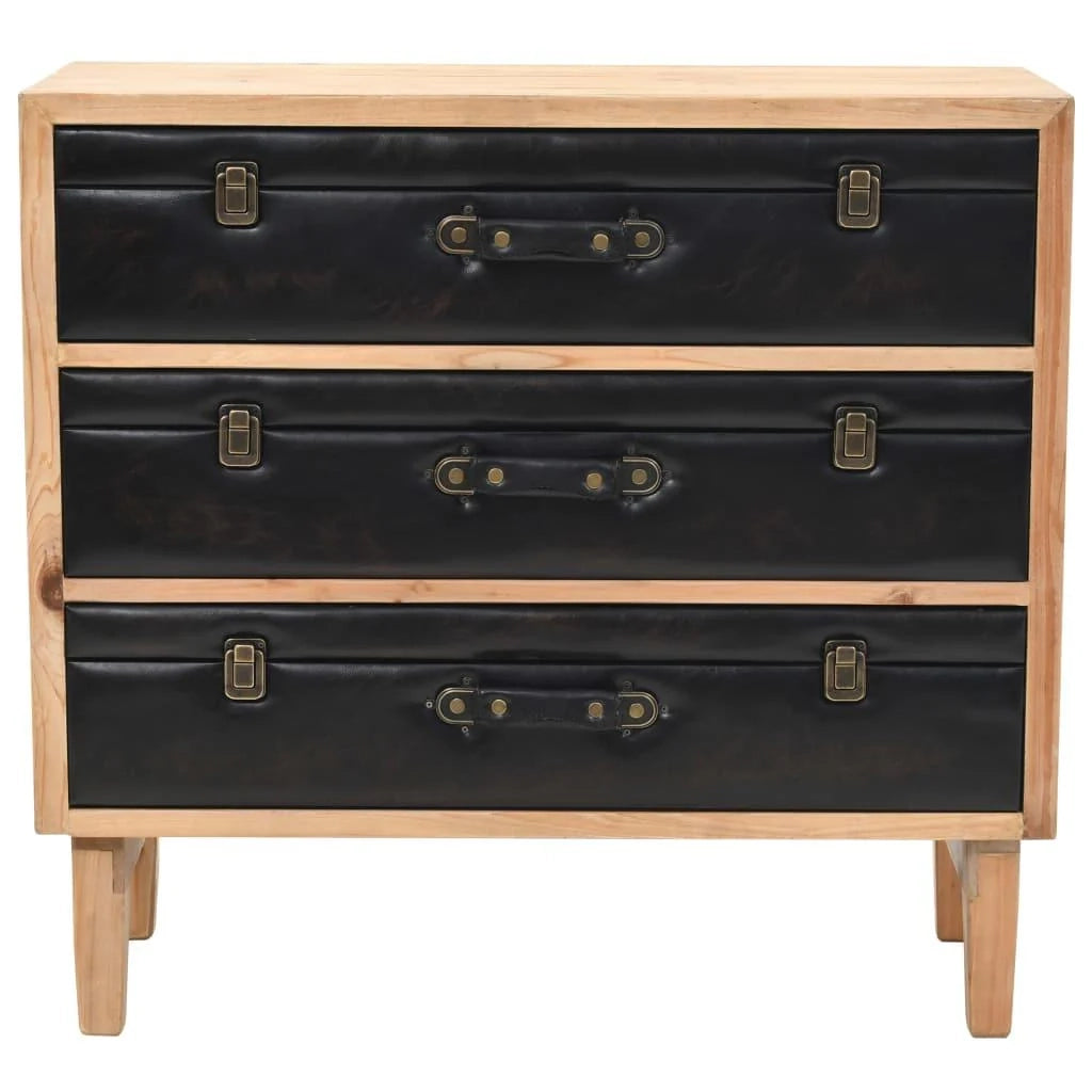 Buffet credenza mobiletto consolle mobile contenitore con cassetti MDF 80 cm 4402188