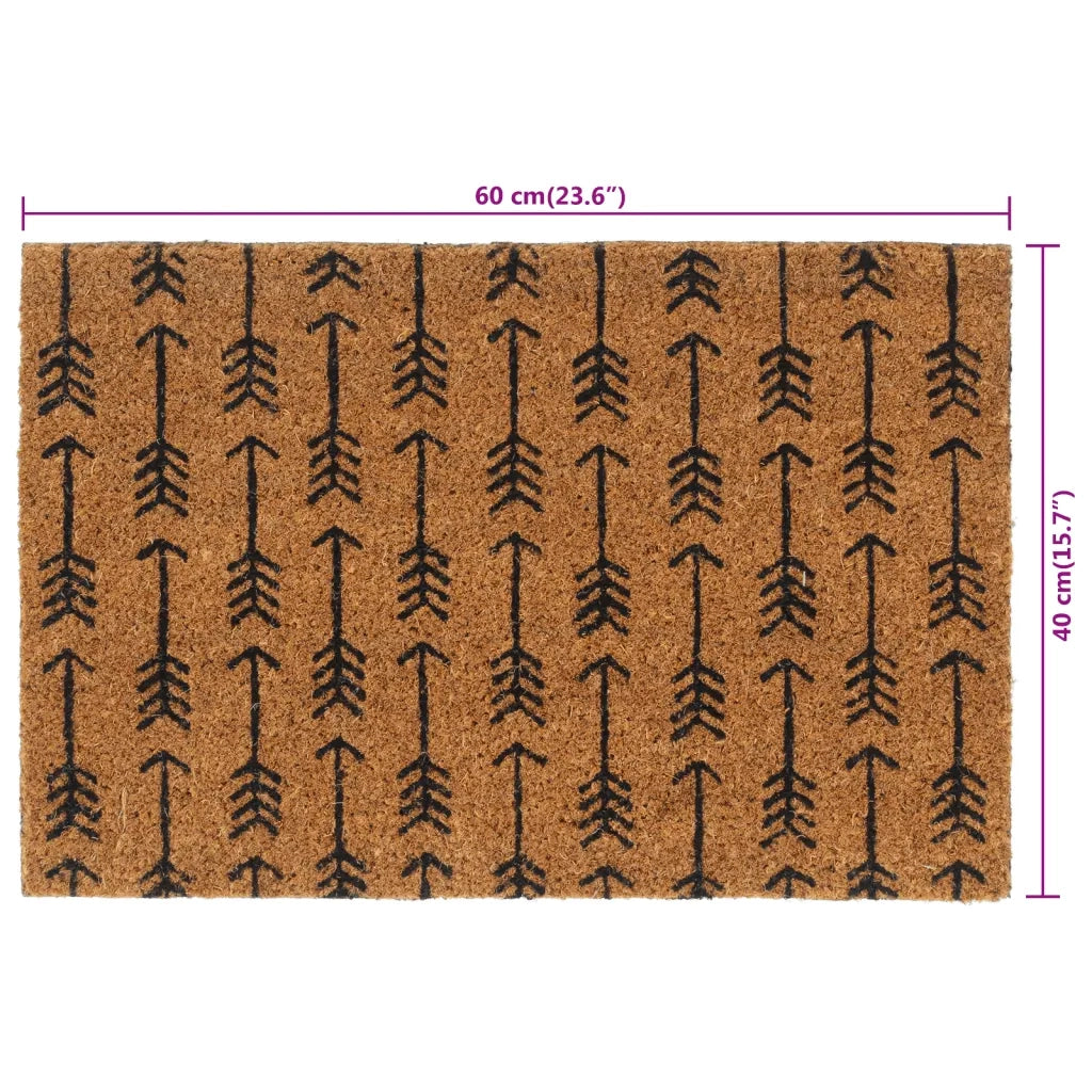 vidaXL Zerbino Naturale 40x60 cm Fibra di Cocco