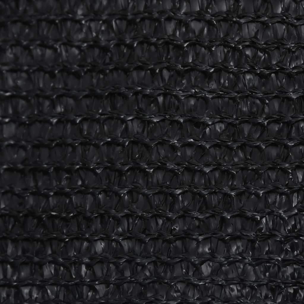 Vela ombreggiante 160 g/m² nera 3,5 x 5 m HDPE 02_0009195