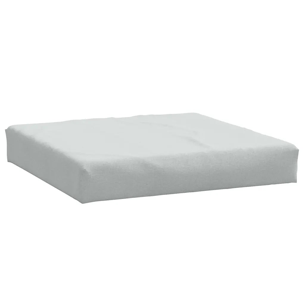 Cuscini per Pallet 2 pz Grigio Chiaro MÃ©lange in Tessuto