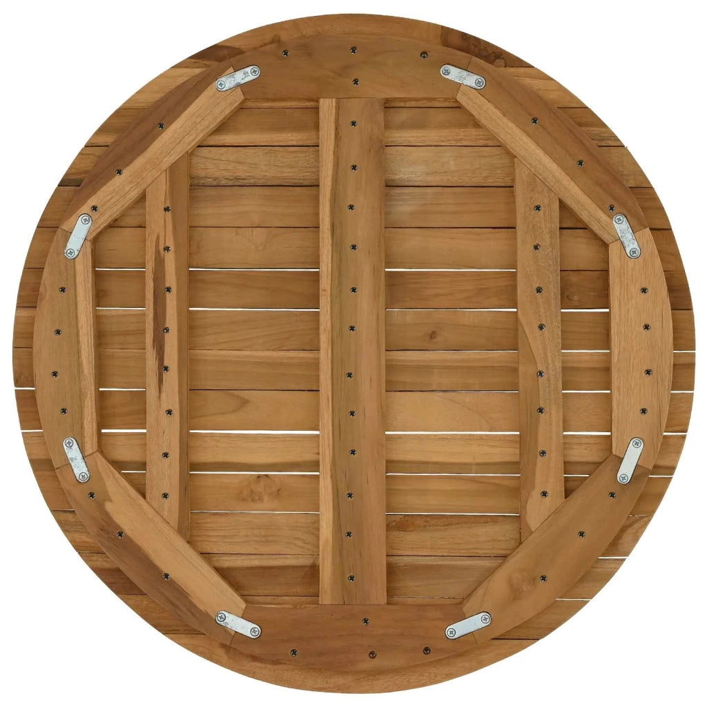 Piano del tavolo Ø 60 x 3,5 Rotondo Legno di teak solido 42033151