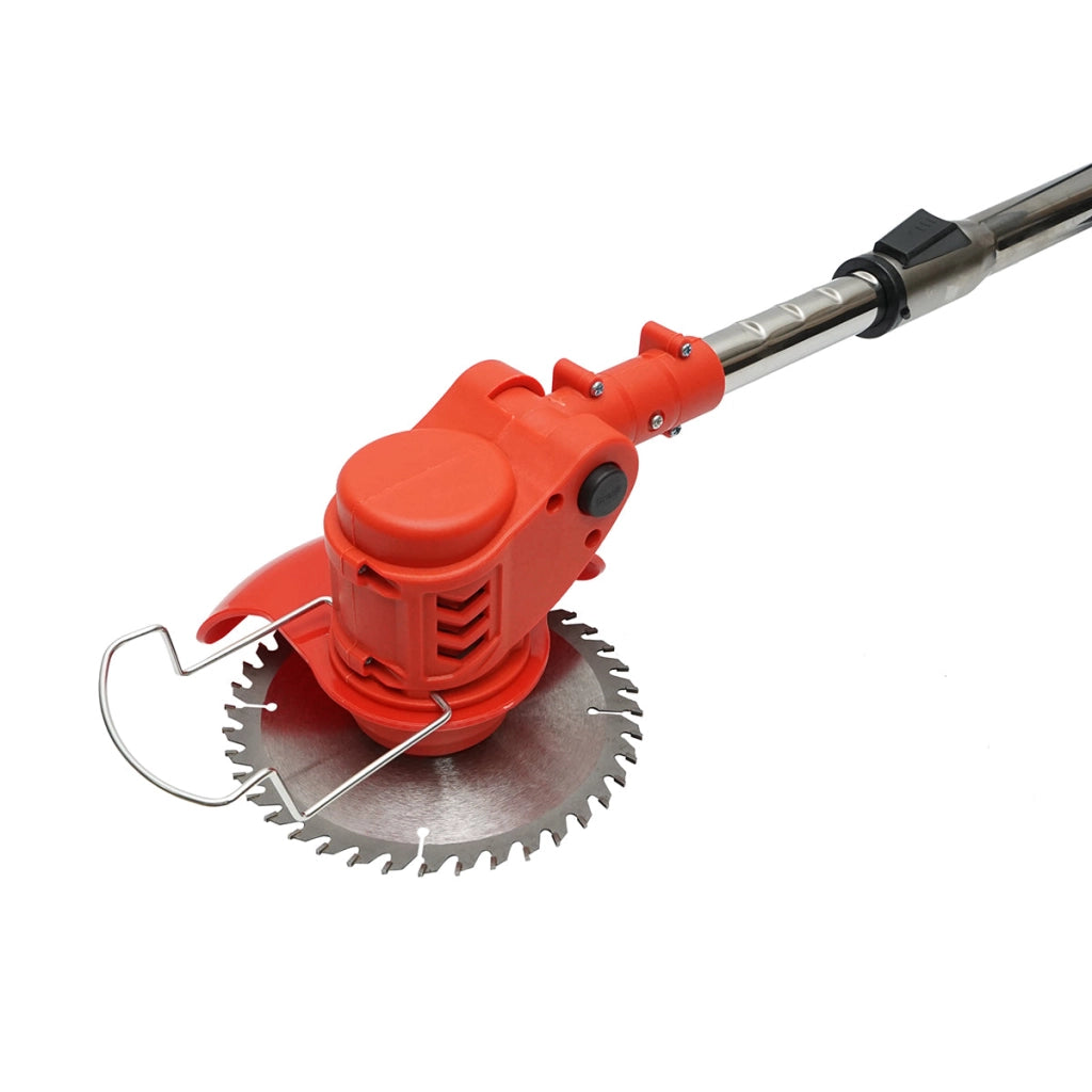 Decespugliatore elettrico estensibile 850W, 2 batterie al litio 21V/3000 mAh, velocità 18000 giri/min, accessori inclusi