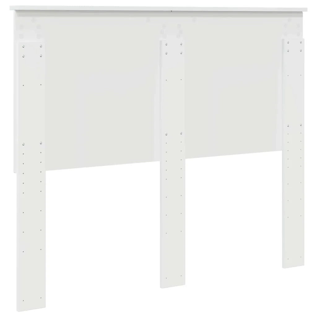 Testiera-Testata-Testiera Decorativa Bianco Lucido 120 cm Legno multistrato 302920