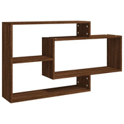 Mensola a Muro | Mensola a parete Rovere Marrone 104x20x58,5 cm Legno Multistrato