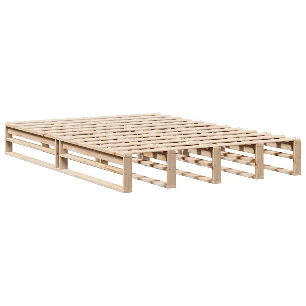 vidaXL Giroletto con Testiera 160x200 cm in Legno Massello di Pino