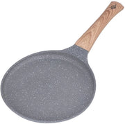 Piatto in ghisa - Antiscivolo - Grigio - Adatto per cottura e frittura - 22,8 once