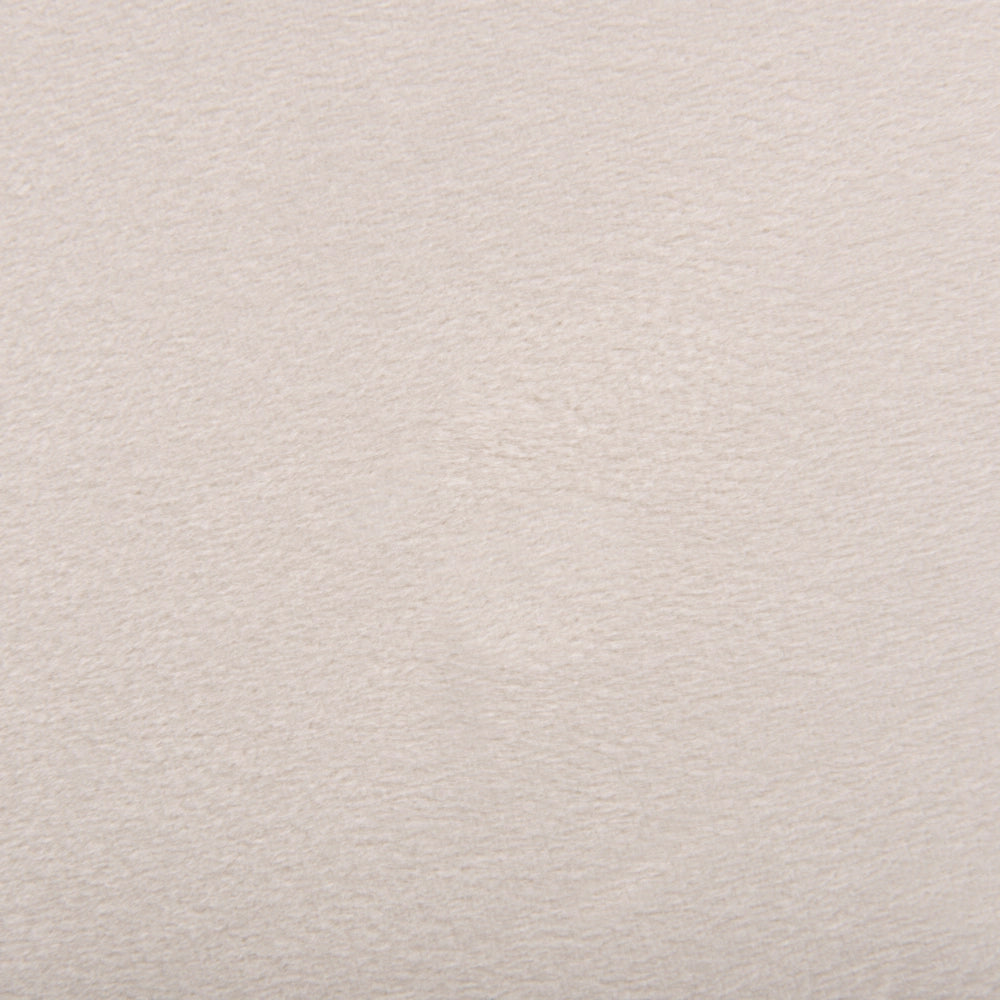 Panca contenitore per la camera da letto Rivestimento in velluto di poliestere beige chiaro Gambe dorate Design glam Mobili da soggiorno in tinta unita