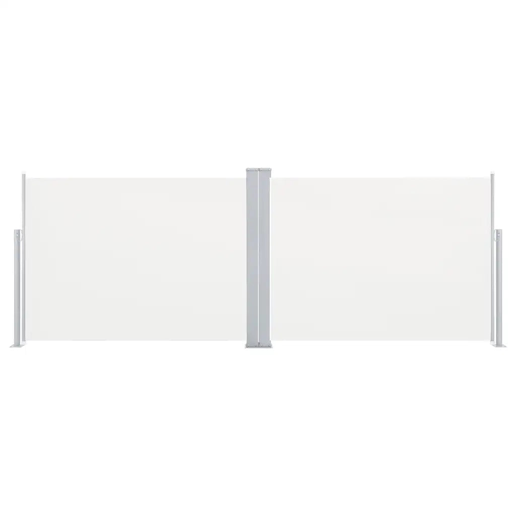 Tenda da Sole Laterale Retrattile Crema 100x1000 cm 48473
