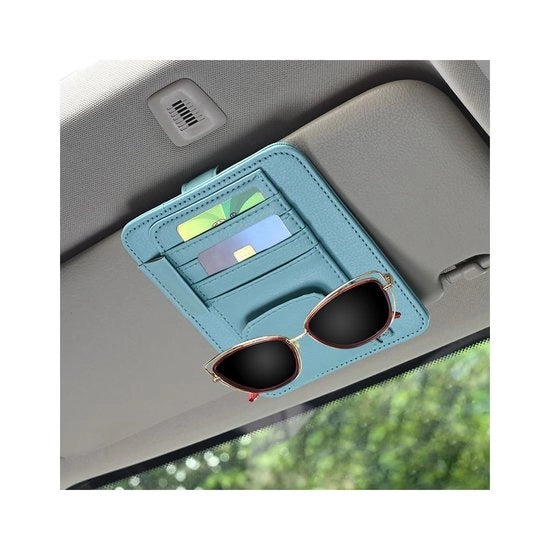 Organizzatore per ombrello - Panno in PU - Porta carte - Porta occhiali - Accessori interni - 12,5 x 15,5 cm - Universale
