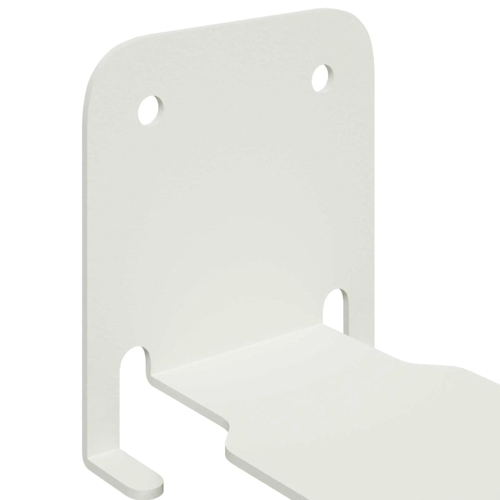 Mensola sospesa con lo scaffale 24 pcs Bianco 6 x 10,8 x 6,6 cm 8004073