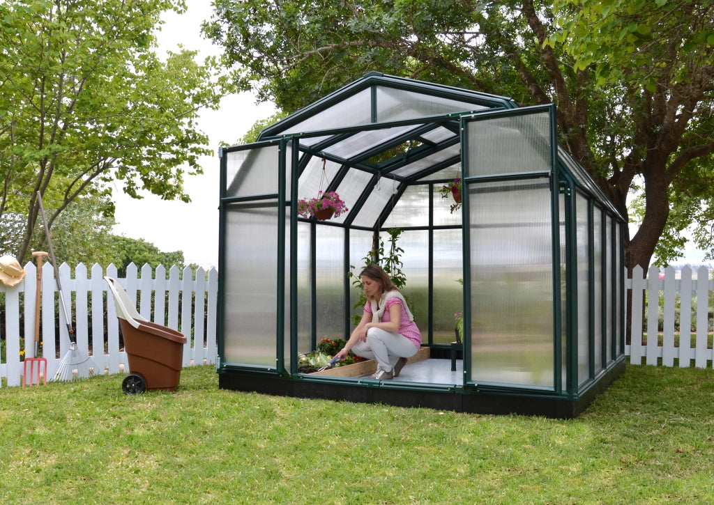 Canopia Hobby Gardener Doppio Strato Serra Da Giardino in Policarbonato 266X266X208 cm Verde