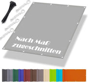Tettoia solare zonizzazione - resistente al tempo - 1,5 x 3 m - grigio chiaro - telo di zavorra