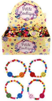 144 pezzi - Bracciali in legno per bambini con sorriso - In esposizione - Regali per bambini - Trattamenti per bambini - Ragazze