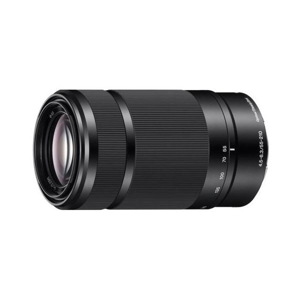 Sony sel55210 teleobiettivo con zoom 55-210 mm f4.5-6.3, aps-c, innesto e, nero - SEL55210B.AE