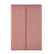 Set di 2 cuscini da parete in velluto 90 x 30 cm rosa 03_0010585
