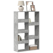 vidaXL Libreria Grigio Cemento 100x33x155,5 cm in Legno Multistrato