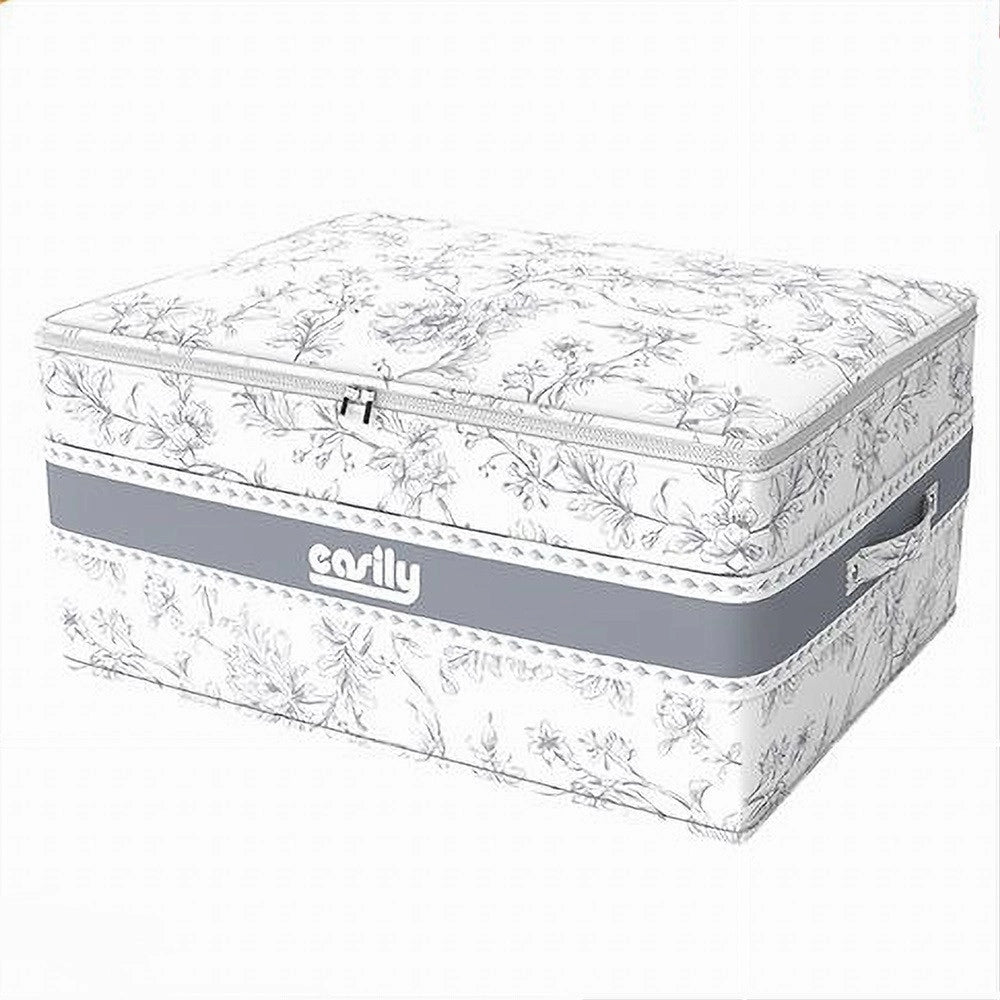Trade Shop - Box Portatutto Scatola Salvaspazio Contenitore Organizer 51x40x24cm Fantasia 87320 -