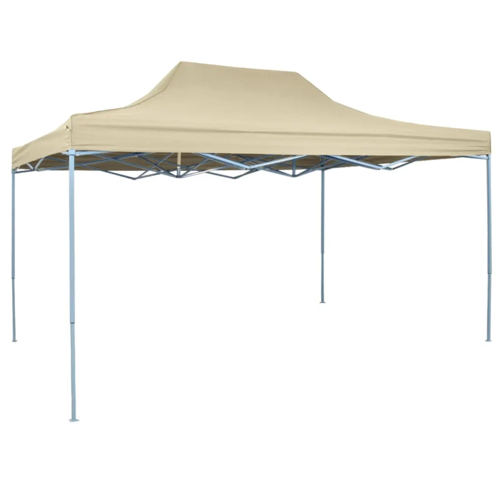 Tenda Pieghevole Pop-Up 3x4,5 m Bianco Crema 42511