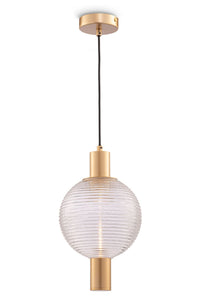 Lampada pendente Pendant in Metallo Rueca Ottone