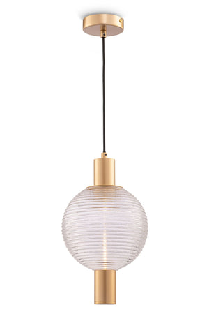 Lampada pendente Pendant in Metallo Rueca Ottone