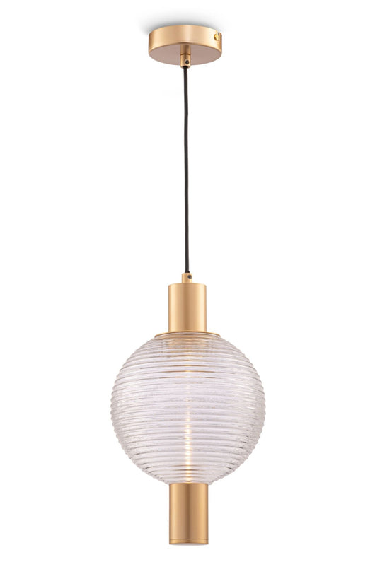 Lampada pendente Pendant in Metallo Rueca Ottone