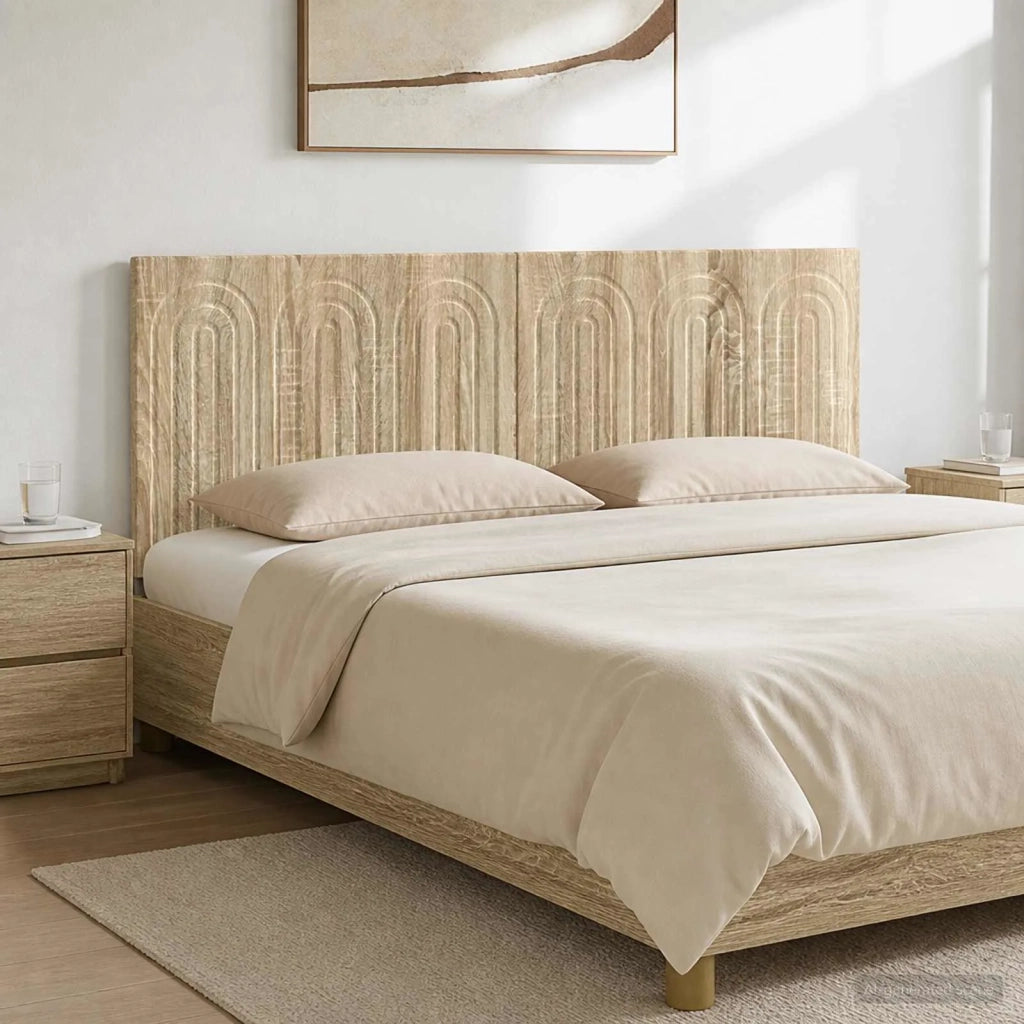 Testiera da Muro ALKMAAR Rovere Sonoma Legno ingegnerizzato 896307
