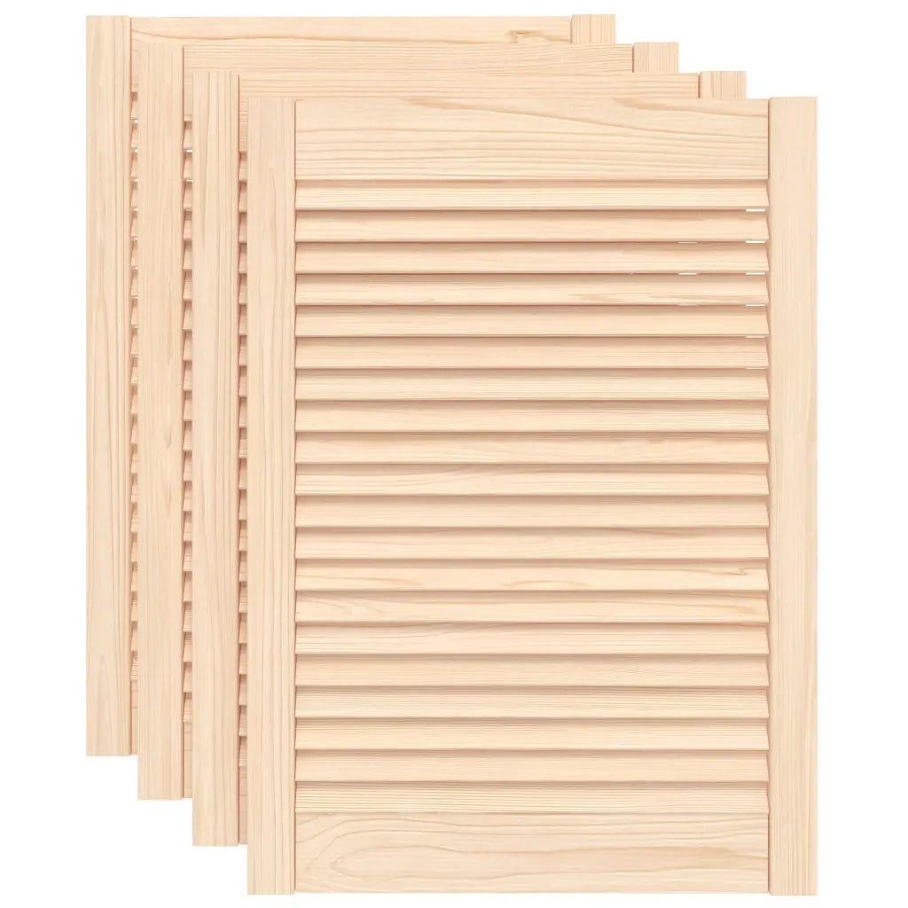 Ante con Design a Lamelle 4 pz 69x49,4 cm in Legno di Pino