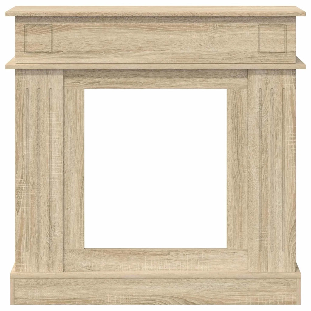 Cornice per camino Rovere Sonoma 102 x 26 x 100 cm 8006644