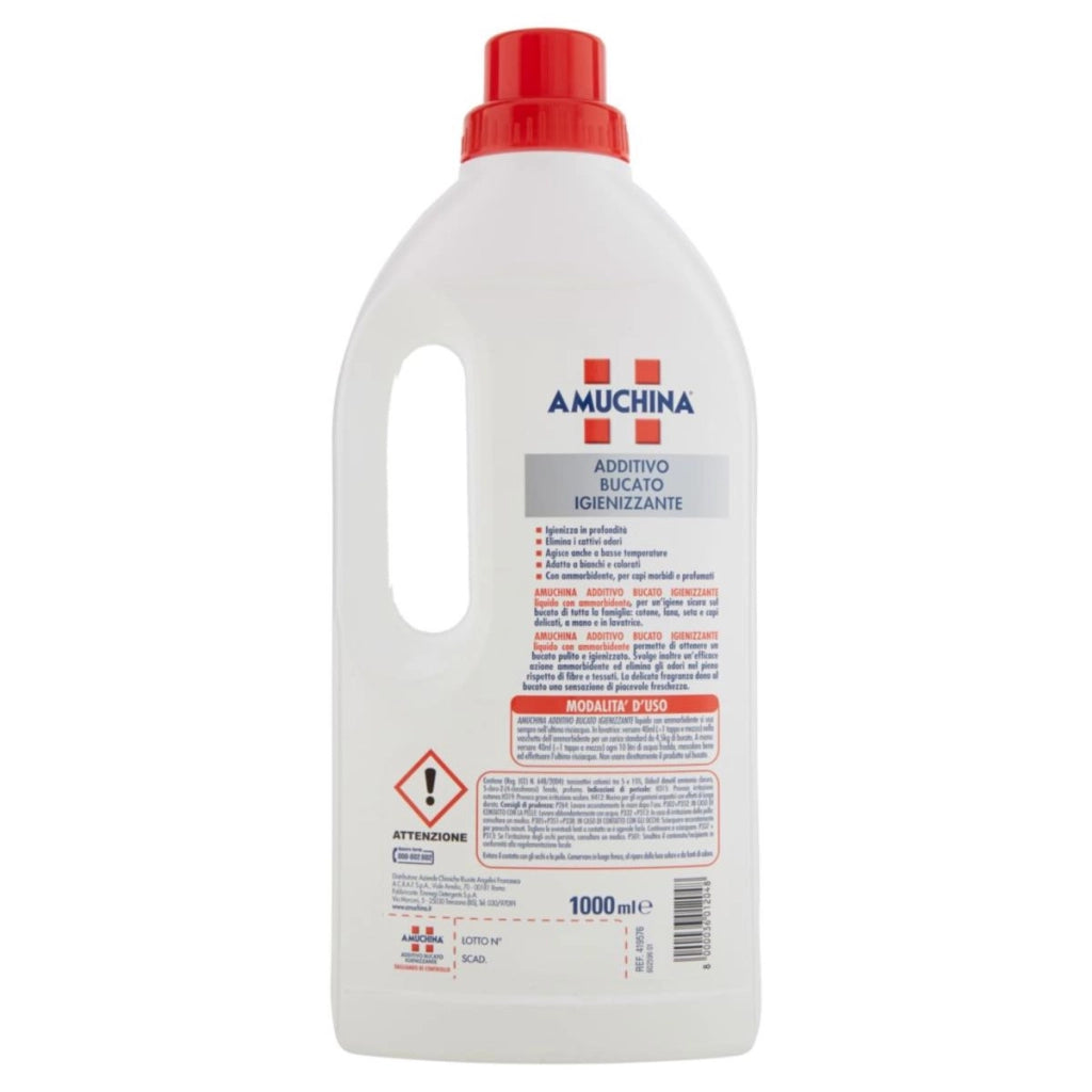 AMUCHINA ADDITIVO LIQUIDO IGIENIZZANTE CON AMMORBIDENTE IN FORMATO DA 1 LT