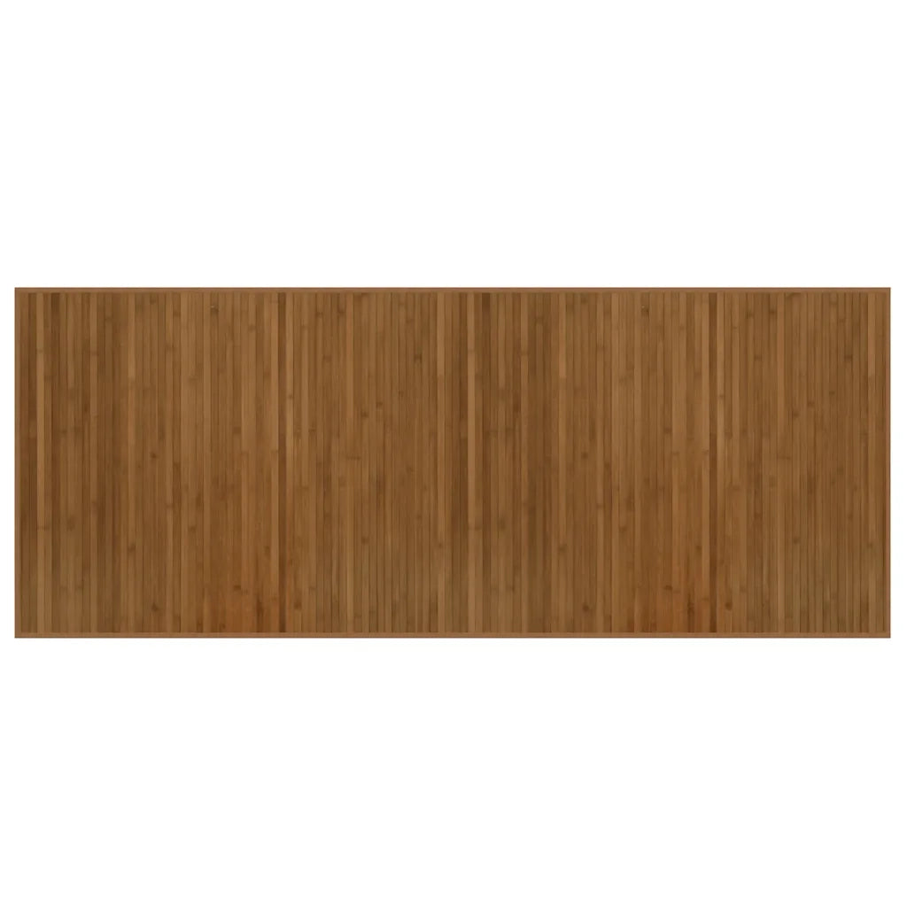 Tappeto Rettangolare Marrone 80x200 cm in BambÃ¹