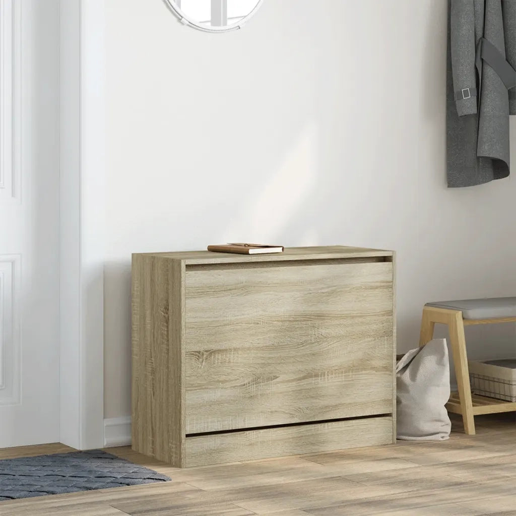 Scarpiera | Mobile per scarpe Rovere Sonoma 80x34x63 cm in Legno Multistrato