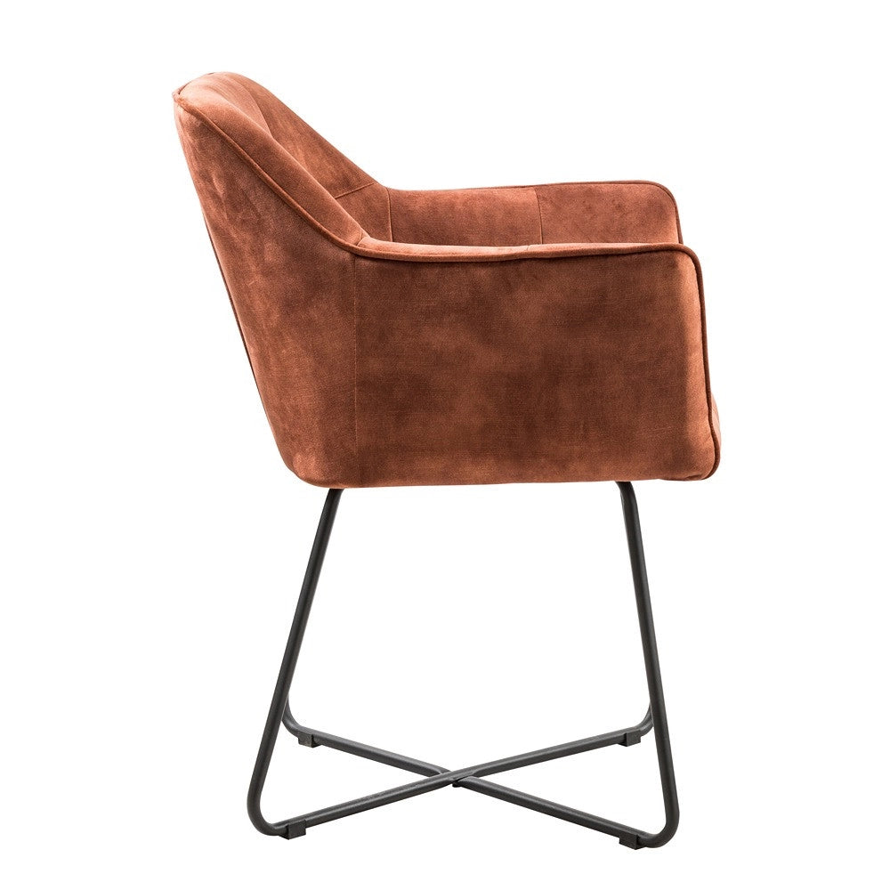 Sedia PIKER (marrone)