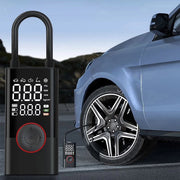 Trade Shop - Mini Compressore Ad Aria Portatile Gonfia Pneumatici Gomme Auto Moto Gonfiaggio Rapido -