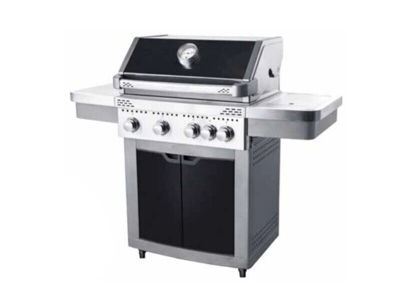 Barbecue a gas Generation Funpro porcellanato 4 bruciatori 1 fornello laterale