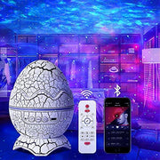 Trade Shop - Proiettore Con Lettore Musicale Wireless Dinosaur Egg Galaxy Starry Sky Telecomando -