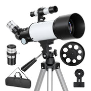 Telescopio Astronomico 70mm ¨C zephmum ¨C Bianco e Nero, 80x80x135 cm