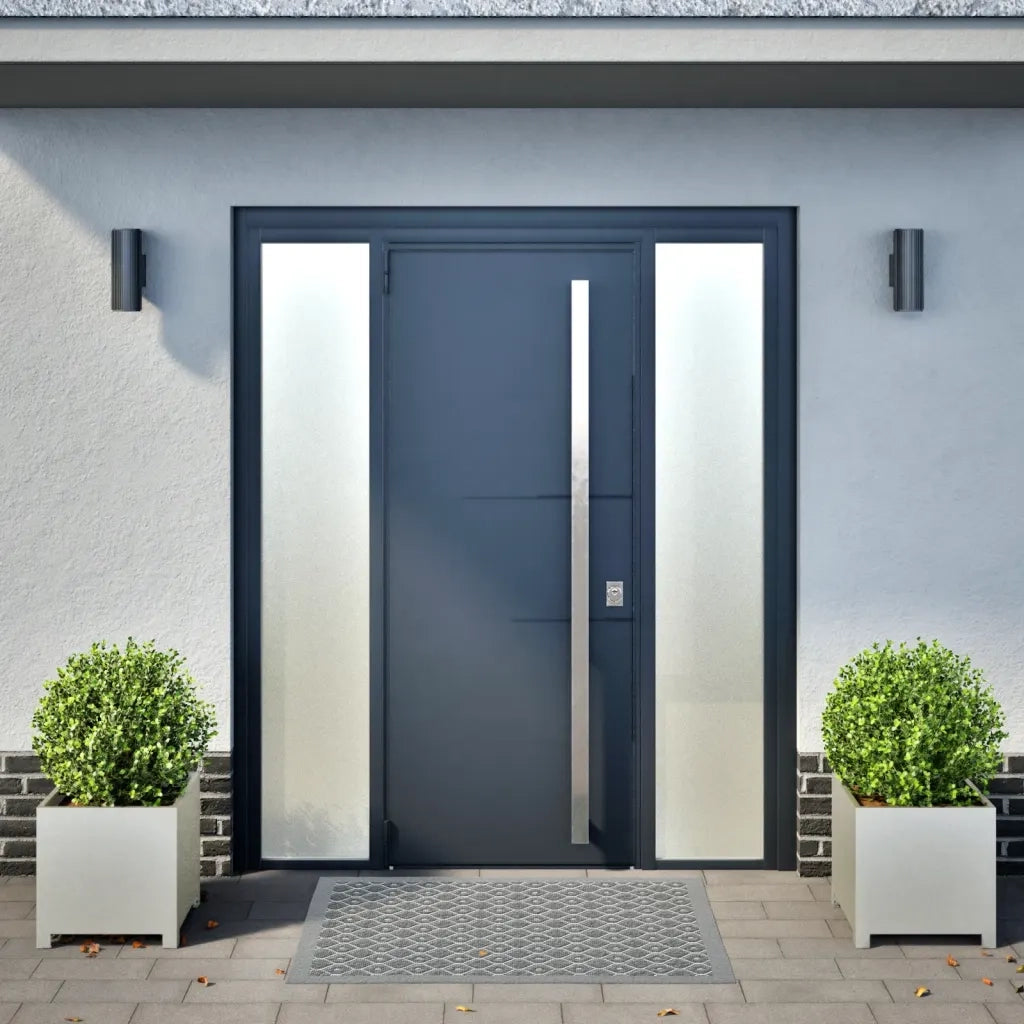 Fioriere da Giardino 2 pz 40x40x40 cm in Acciaio Inox 851208