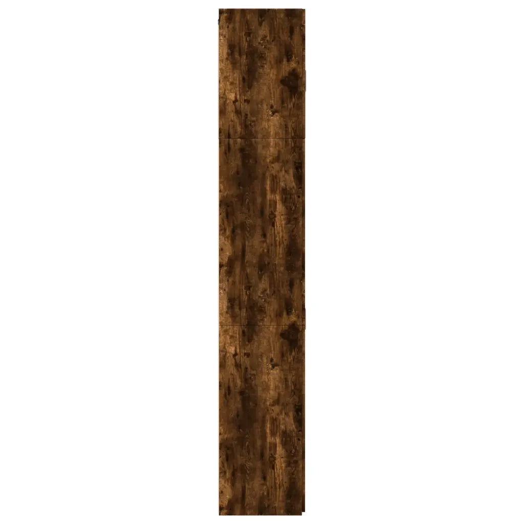 Credenza | Madia | Buffet da pranzo | Armadio da pranzo Rovere Fumo 80x42,5x249 cm in Legno Multistrato