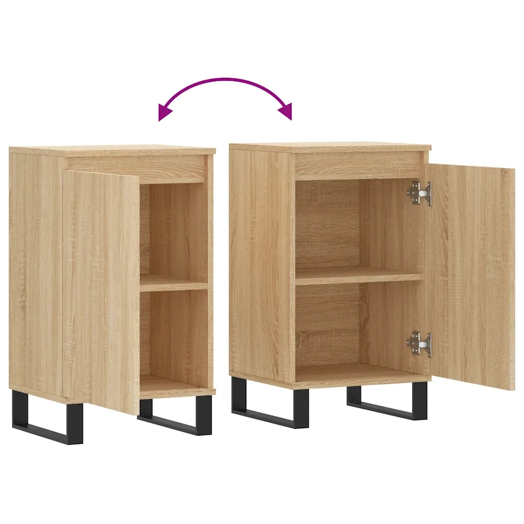 vidaXL Credenza Rovere Sonoma 40x35x70 cm in Legno Multistrato