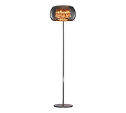 Lampada Piantana Terra Pendagli Vetro H 160 cm Dimmer Vapore GD Trio
