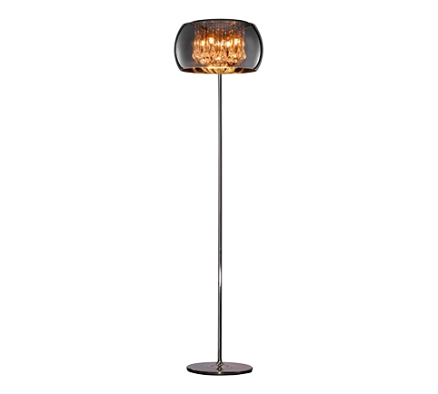 Lampada Piantana Terra Pendagli Vetro H 160 cm Dimmer Vapore GD Trio