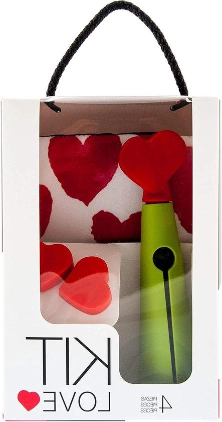 Kit Love Green Kurkentrekker a 2 stoppi - manubrio di raffreddamento - 4 unità
