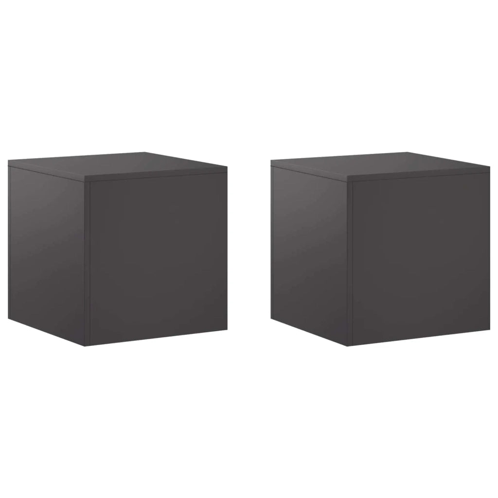Supporto per piante 2 pcs Nero 40 x 40 x 40 cm Acciaio 8012517