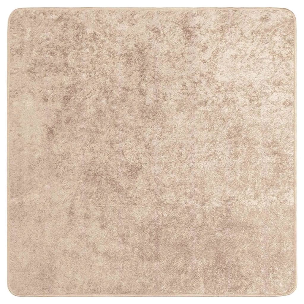 Runner Tappeto MARSA Beige 100 x 100 cm Poliestere e PVC 42023089