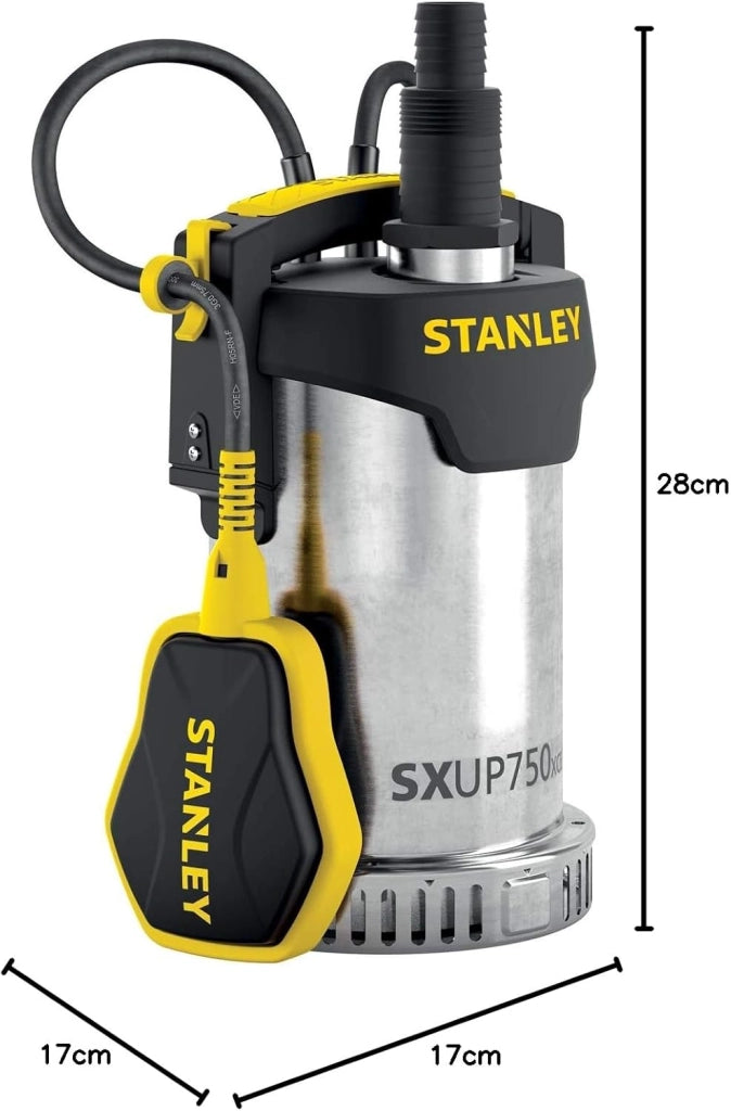 Pompa Immersione SXUP750XCE per Acque Chiare (750 W, Portata max. 11.000 l/h, Prevalenza max. 8,5 m)
